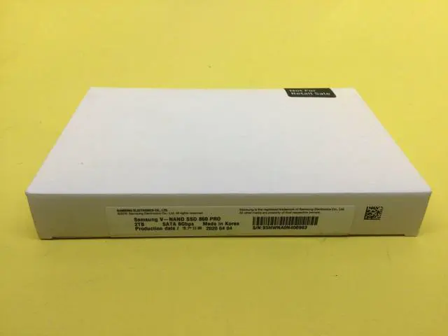 Alt view image 3 of 3 - MZ-76P2T0 Samsung 860 Pro 2TB 2.5" SATA III 3D NAND SSD MZ-76P2T0E New Sealed - OEM