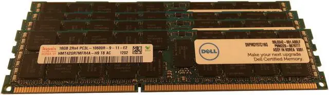 Main image of (NOT FOR HOME PC!) 64GB (4 X 16GB) Dell Original Memory SNPMGY5TC/16G For Dell PowerEdge & Works