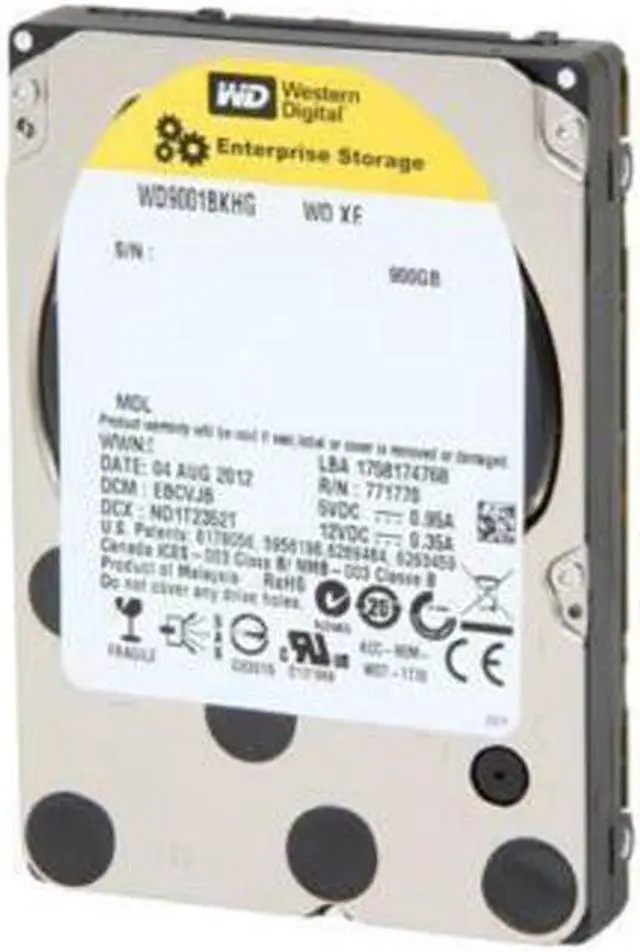 Main image of (NOT FOR HOME PC!) Western Digital WD9001BKHG 900gb 2.5" SAS Hard Drive