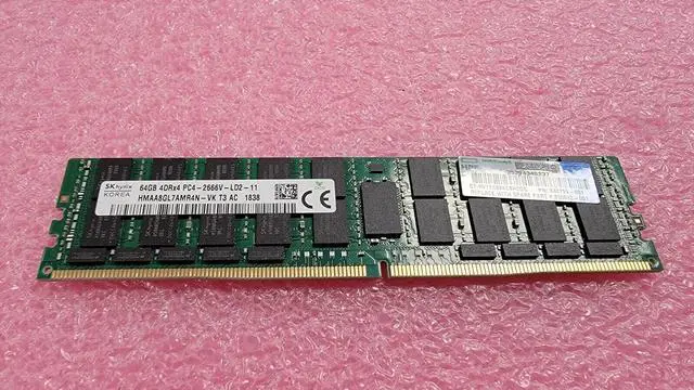 Main image of (NOT FOR HOME PC!) 815101-B21/840759-091/850882-001- HPE 64GB QUAD RANK X4 4RX4 DDR4-2666 PC4-2666V
