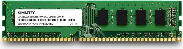 Alt view image 2 of 4 - Simmtec 16GB (2x8GB) DDR3 1333MHz DIMM PC3-10600 2Rx8 Dual Rank 1.5V CL9 240-Pin