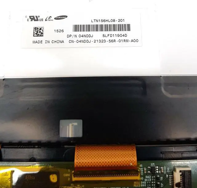 Alt view image 3 of 4 - Dell Insprion 15 7558 15.6" Touch Screen LCD Display 6Y0KK HNNT8 LTN156HL08-201