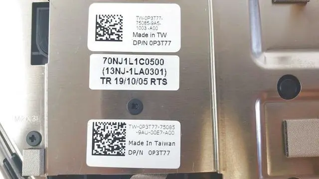 Alt view image 3 of 4 - Dell Latitude 12 7202 Rugged Tablet Bottom Base Chassis P3T77 0P3T77