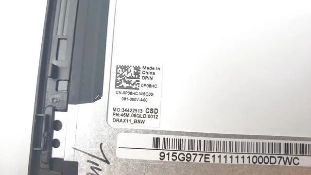 Alt view image 5 of 7 - Dell Inspiron 11 3168 3169 3185 11.6" LCD Touch Screen N116BGE-EA2 P08HC 529JX