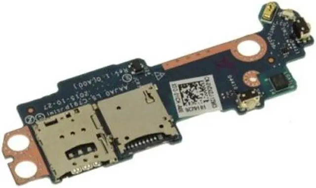 Alt view image 4 of 5 - Dell 0V242J 0XG4P1 Power Button SD &SIM Board w/IO/B Cable Latitude 11 5175 5179