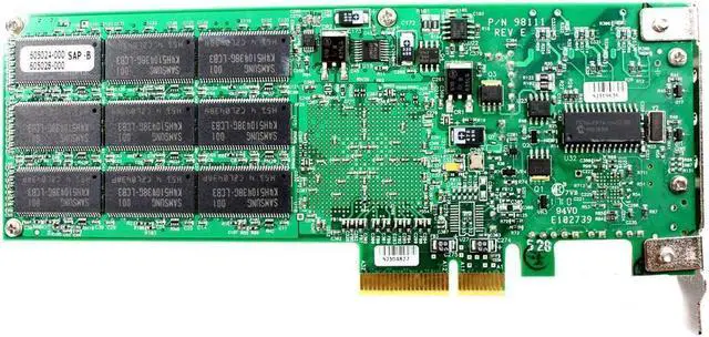 Alt view image 5 of 7 - Curtiss Wright 5453J 1GB NVRAM PCI-E Card NFS Accelerator MM-5453 With Battery