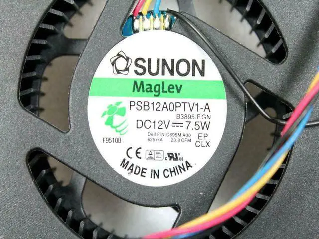 Alt view image 4 of 5 - LOT x 5 Computer Delta Electronics C695M-A00 BFB1012H 12VDC 1.20A Cooling Fan
