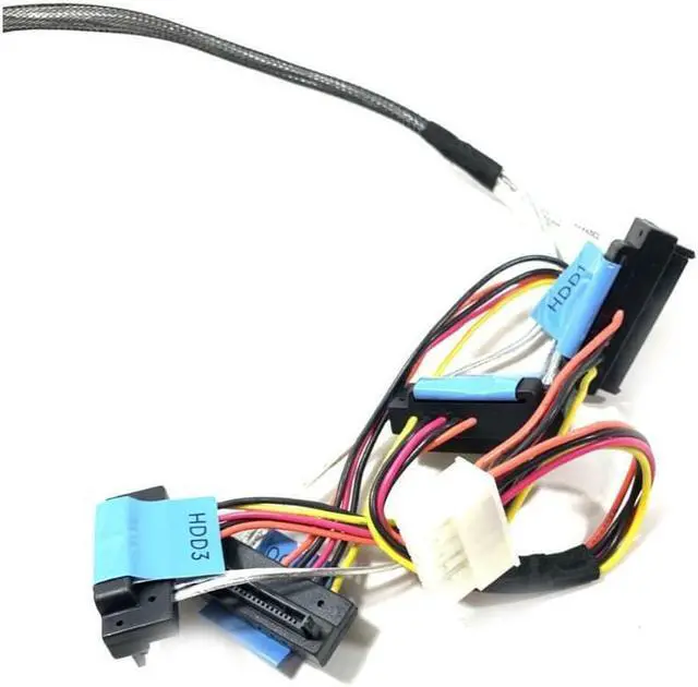 Alt view image 4 of 4 - Dell PowerEdge Server R415 H200 H700 RAID Cable Mini-SAS TO 4 Cabled HDD X394K