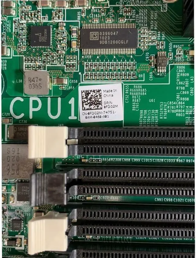 Alt view image 5 of 7 - Dell PowerEdge R810 LGA1567 Socket Motherboard FDG2M