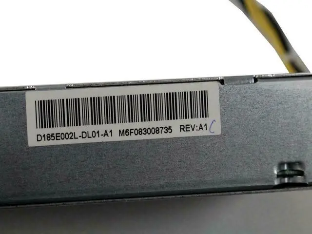 Alt view image 4 of 4 - Dell Optiplex 9030 Inspiron 5348 185W Power Supply D6V04 HPXJG N28RM H185EA-00