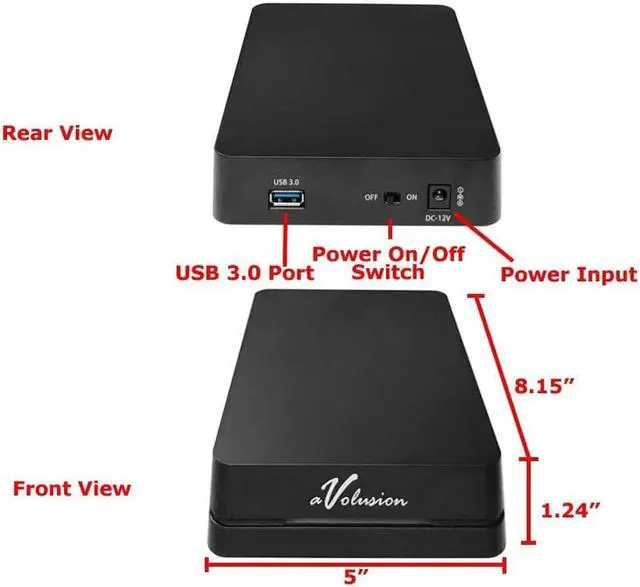 Alt view image 3 of 6 - Avolusion HDDGear Pro 8TB 7200RPM USB 3.0 External Gaming XBOX ONE Hard Drive