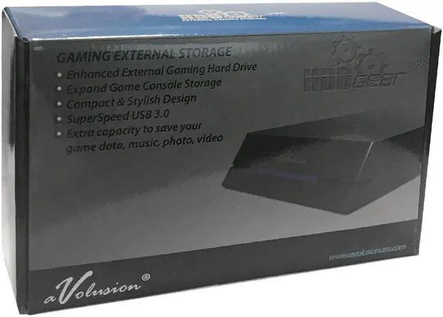 Alt view image 5 of 5 - Avolusion 2TB HDDGear Pro External USB 3.0 Gaming Hard Drive for XBOX ONE S / X