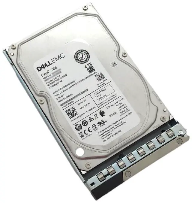 Alt view image 2 of 6 - DELL XPJ47 EMC 3.5in 4TB 7.2K RPM SATA 6Gbps 256MB HDD w/ Caddy ST4000NM016A