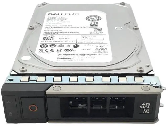 Alt view image 4 of 6 - DELL XPJ47 EMC 3.5in 4TB 7.2K RPM SATA 6Gbps 256MB HDD w/ Caddy ST4000NM016A