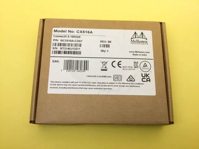 Main image of Mellanox ConnectX-5 100GbE CX516A 2-Port QSFP28 Network Adapter MCX516A-CDAT