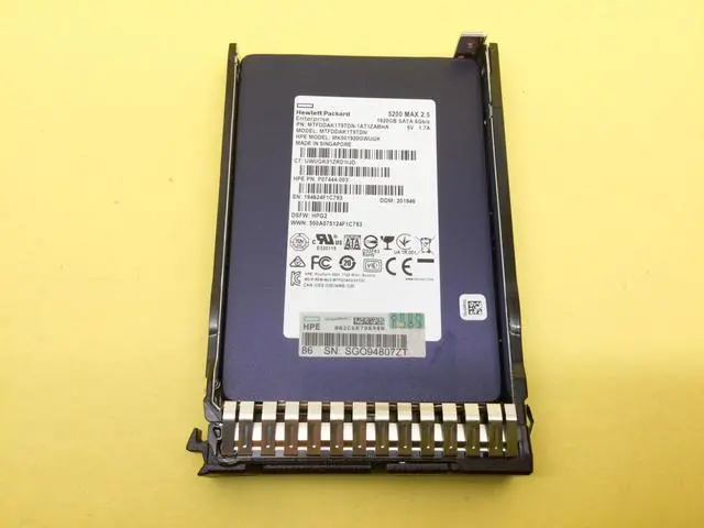 Alt view image 2 of 4 - P07930-B21 HPE 1.92TB SATA 6G MIXED USE SFF SC SSD 1920GB P08694-001