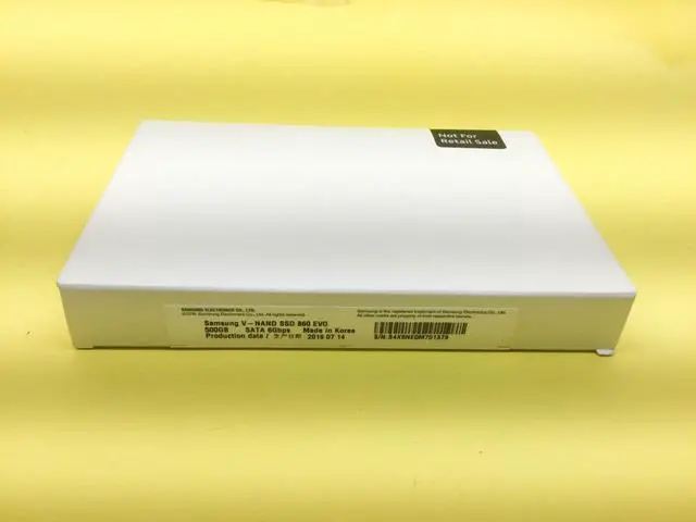 Alt view image 2 of 2 - Samsung 860 EVO 500GB 2.5in SATA Internal SSD MZ-76E500E Sealed - OEM