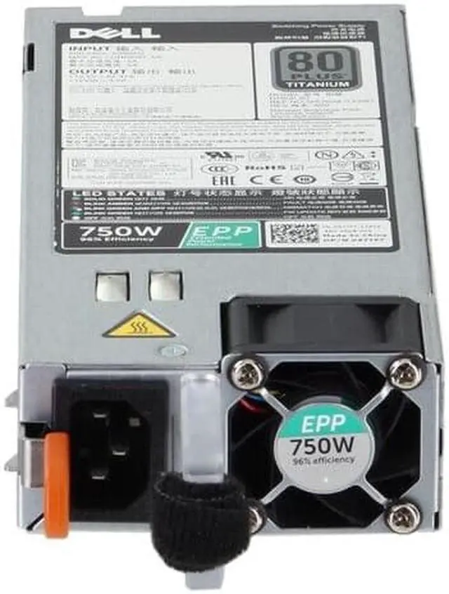 Alt view image 2 of 5 - Dell 750W EPP 80+ Titanium 220V Only PSU (13G/14G) (57TFT-OSTK)