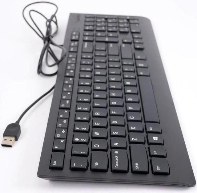 Alt view image 6 of 6 - Lenovo Calliope 00XH587 Black USB Wired Desktop US Keyboard SD50L21375