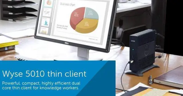 Alt view image 7 of 7 - Dell Wyse 5010 Thin Client Dx0D 2GB RAM/Flash ThinOS 8.5 Ethernet 909638-01L