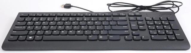 Alt view image 2 of 6 - Lenovo Calliope 00XH587 Black USB Wired Desktop US Keyboard SD50L21375