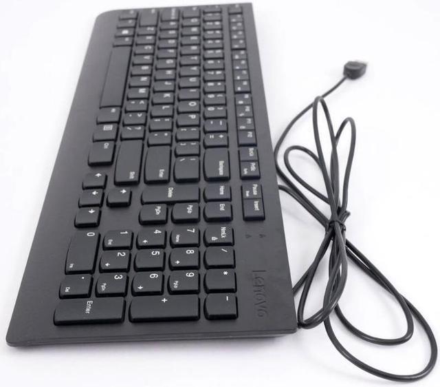 Alt view image 4 of 6 - Lenovo Calliope 00XH587 Black USB Wired Desktop US Keyboard SD50L21375