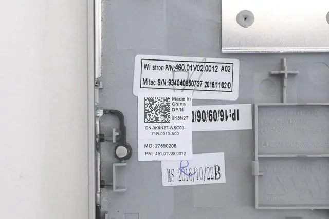 Alt view image 5 of 7 - Dell Inspiron 13 (7347 / 7348) Palmrest Touchpad and Keyboard Assembly- genuine