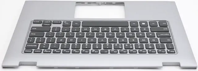 Alt view image 4 of 7 - Dell Inspiron 13 (7347 / 7348) Palmrest Touchpad and Keyboard Assembly- genuine