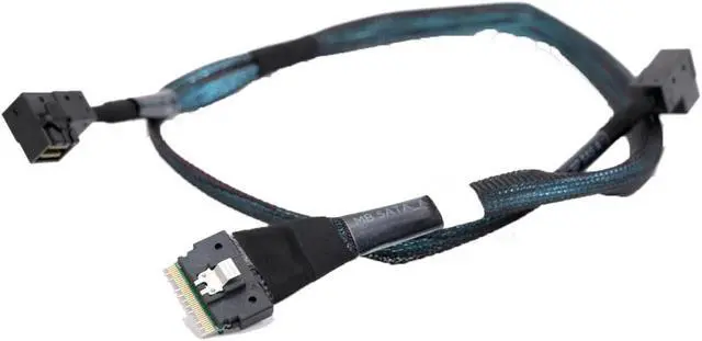 Alt view image 5 of 6 - (NOT FOR HOME PC!) Dell EMC Poweredge Server R740 R740xd Dual SAS Cable R740xd CXT43