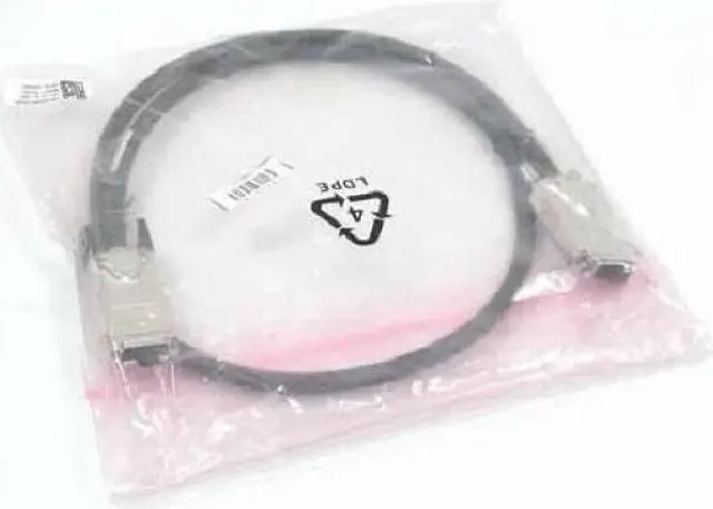 Alt view image 5 of 7 - (NOT FOR HOME PC!) Dell PowerConnect M8024 M6348 1M SAS To SAS CX4 Infiniban Griffin Cable H898K