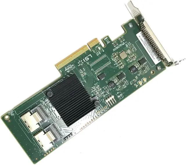 Alt view image 4 of 7 - LSI Logic 500605B 6GB PCI-e 2.0 RAID Card Low Profile SAS9201-8i 45W9122