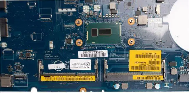 Alt view image 3 of 5 - Dell Latitude E5550 Laptop Motherboard Intel i3-5010U 2.1GHz V82HM 0V82HM ZAM80