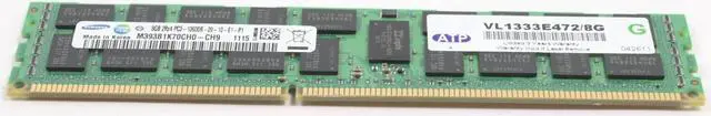 Alt view image 6 of 7 - (NOT FOR HOME PC!) Dell XG2VK 8GB SD RAM DDR3 1333Mhz PC3-10600 Ecc