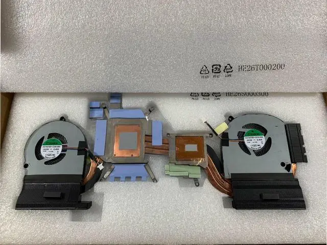 Alt view image 5 of 5 - Genuine Dell Fan+Heatsink 6VKKX AT26S003ZC0 For Alienware 15 R4 P69F EG75070W1-C