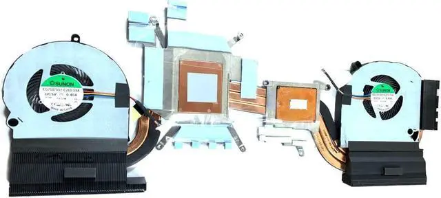 Alt view image 4 of 5 - Genuine Dell Fan+Heatsink 6VKKX AT26S003ZC0 For Alienware 15 R4 P69F EG75070W1-C