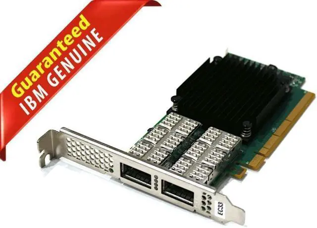 Main image of IBM EC33 2-Port 56Gb QSFP FDR IB PCIe Adapter - 00RX852 - Mellanox Connect-IB