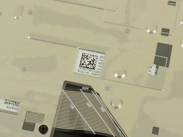 Alt view image 4 of 5 - Dell Genuine Inspiron 5580 Laptop Palmrest Keyboard Assembly XT01X - PW8XF