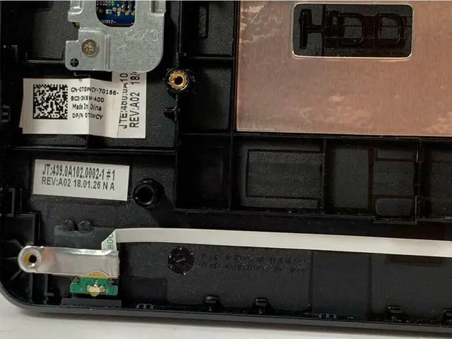 Alt view image 3 of 3 - FOR Dell Latitude 3580 Laptop C Shell Palmrest with Fingerprint 0TGWCY TGWCY