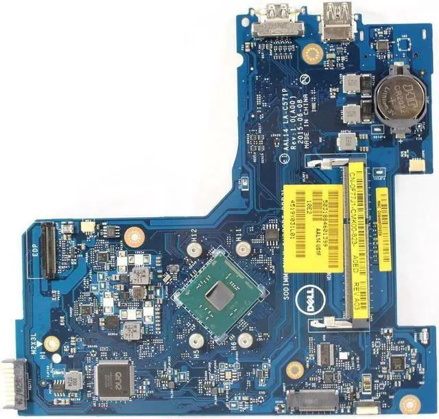 Alt view image 2 of 5 - For Dell Inspiron 15 5552 Notebook Motherboard 0F77J1 F77J1 LA-C571P SR29E