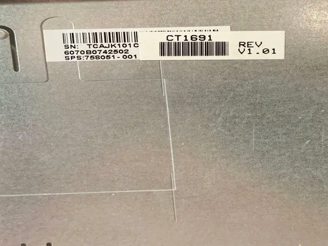 Alt view image 3 of 5 - HP 350 G1 15.6" Genuine Laptop Palmrest, Touchpad, Base 758051-001 6070B0742502