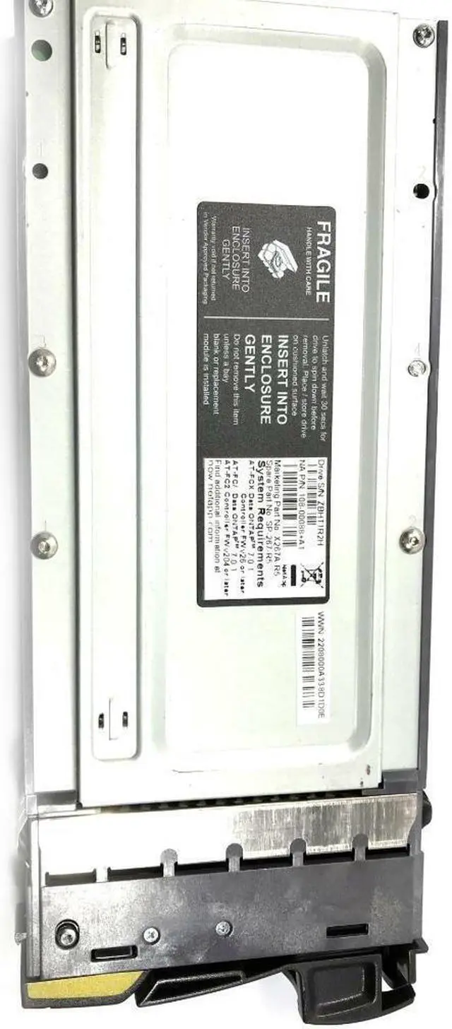 Alt view image 3 of 3 - Netapp x267A-R5 500GB 7.2k 3.5" SATA Hard Disk Drive HDD 108-00088+A4 0A39510