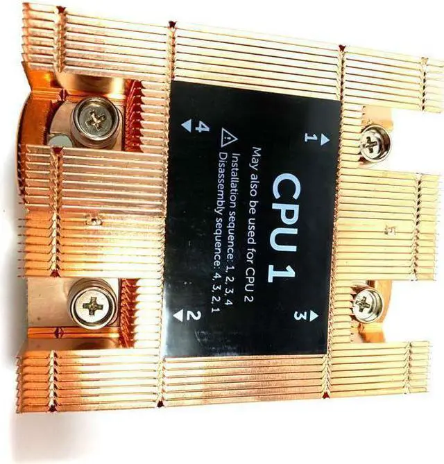 Alt view image 3 of 6 - OEM DELL CPU 1 HEATSINK 86MM FOR DELL POWEREDGE M630 SCREW DOWN ALUM CPC1C