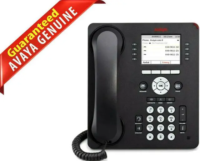 Main image of Avaya 9611G Gigabit IP VoIP Phone w/ Handset and Stand