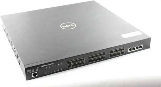 Alt view image 2 of 5 - DELL FORCE10 S25-01-GE-24P-DC-2, with Rack ears 24port SFP Data Center Switch