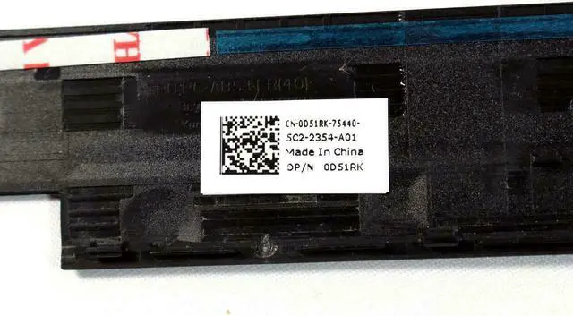 Alt view image 4 of 4 - Lot 2 Del Latitude E7250 Laptop LCD Front Bezel Black V5Y98 D51RK AP14A000500