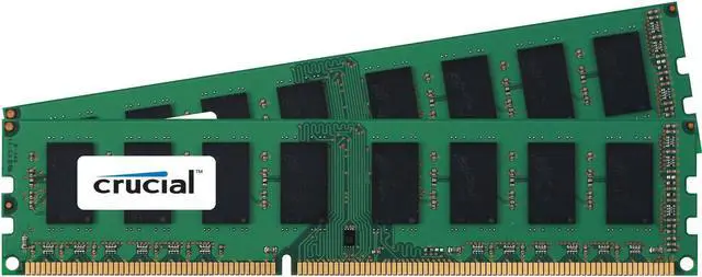 Main image of Crucial 8GB Kit 2x 4GB DDR3 1600 MHz PC3-12800 Desktop Memory RAM uDimm DDR3L