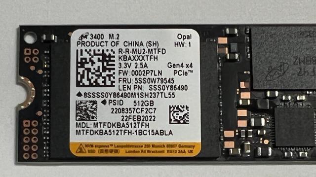 Refurbished: Micron 3400 512GB M.2 2280 PCIe 4.0 NVMe TLC Refurbished: Micron 3400 512GB M.2 2280 PCIe 4.0 NVMe TLC