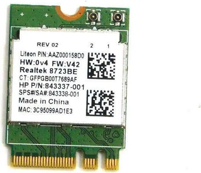 Alt view image 3 of 3 - LOT x 5 HP Pavilion 15-au063nr 15.6"Wireless WiFi Card 855106-855 843337-001