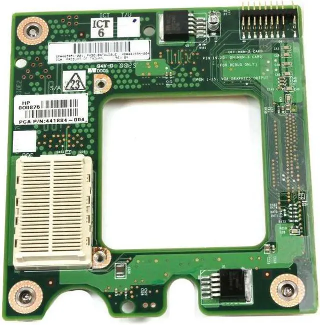 Alt view image 4 of 7 - Genuine HP FX560M PCI-E Mezzanine Board 256MB 463951-001 458937-001 441884-004