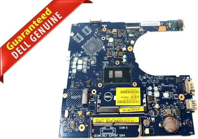 Main image of Dell Inspiron 15 5566 15.6" i3-7100U 2.4GHz Motherboard LA-D871P DMD9K 451A3K31L